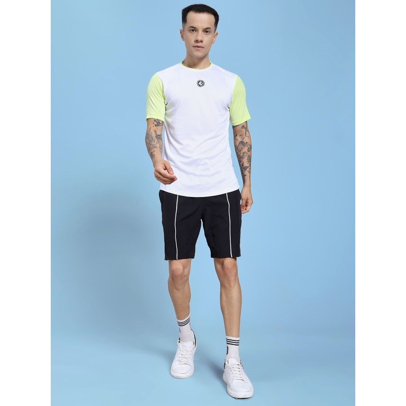 CHAMPION ZONE REGULAR FIT CO-ORD SET WHITE NEON BLACK XS
