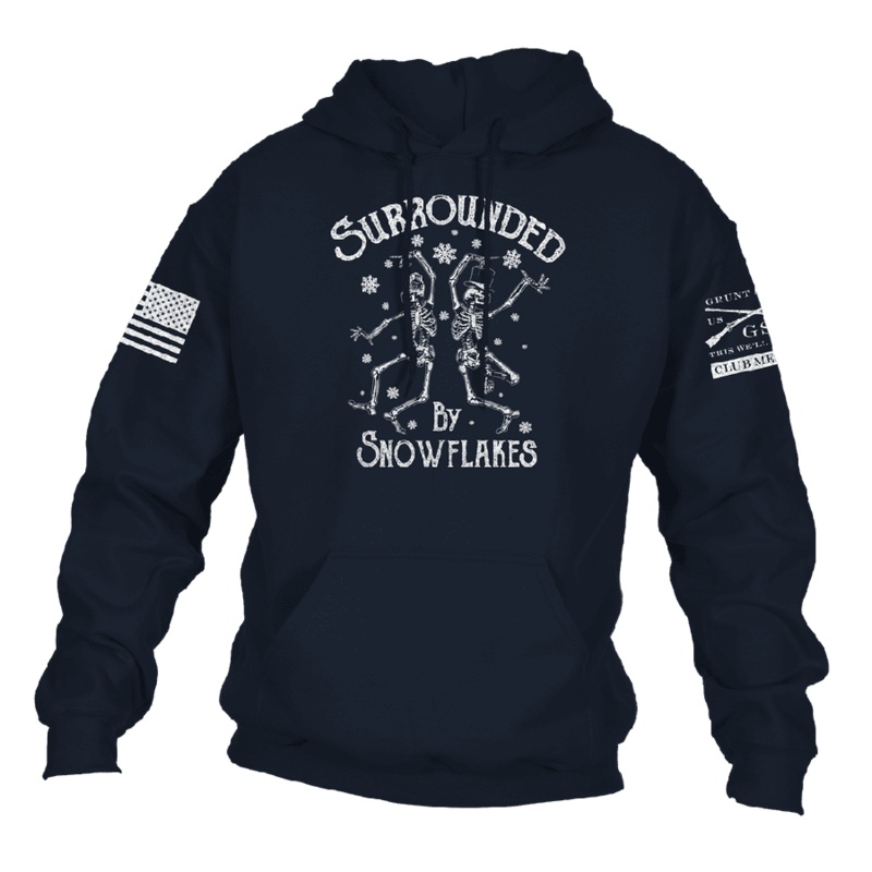 Club Exclusive – Surrounded By Snowflakes Hoodie – Navy Small