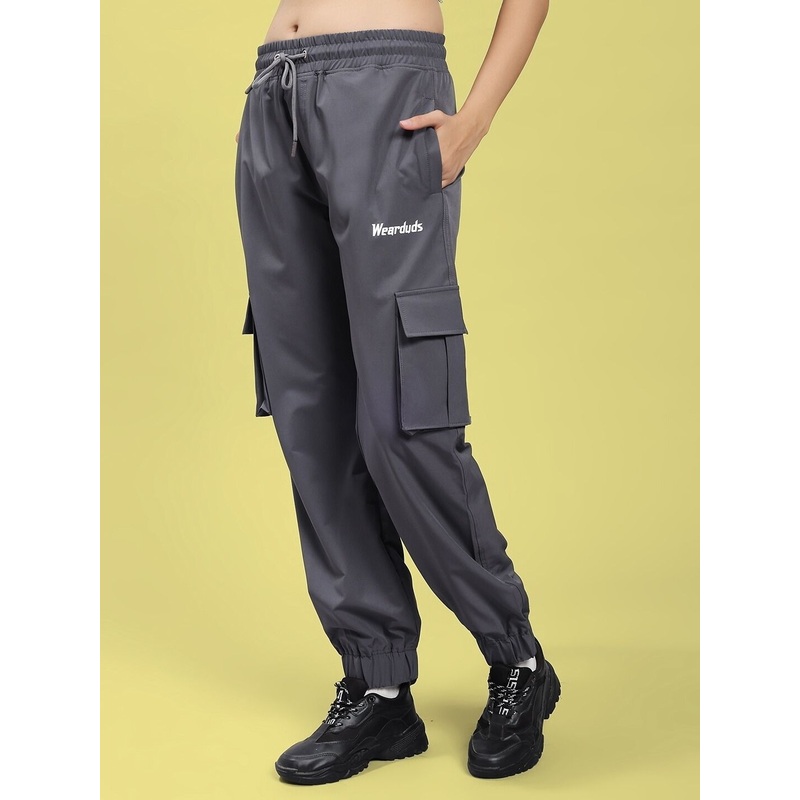 WOMEN JACK RELAXED FIT MULTI POCKET CARGO DARK GREY XS