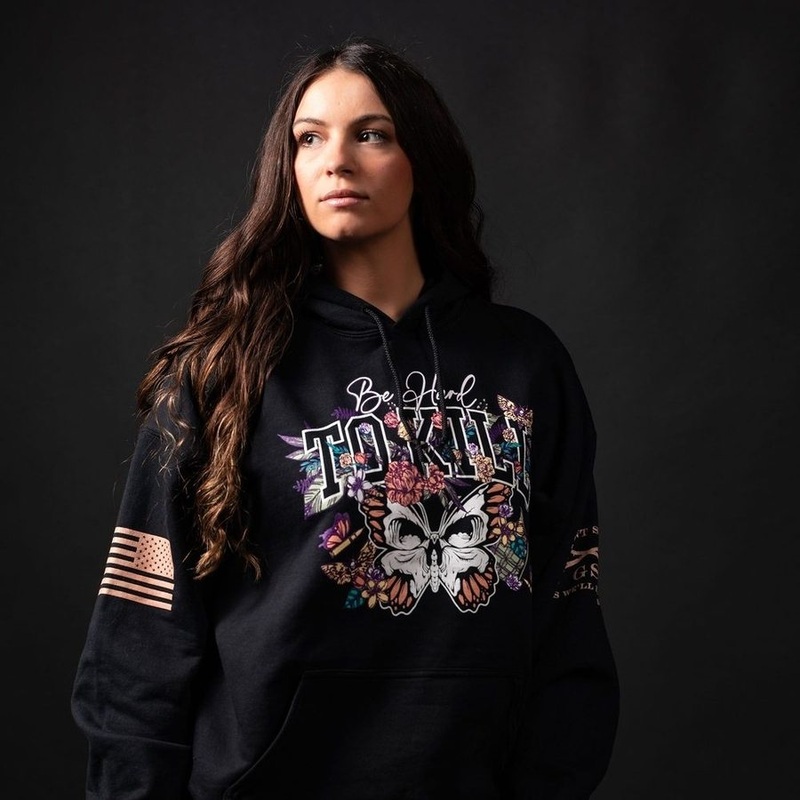 Women’s Hard To Kill Hoodie – Black Small