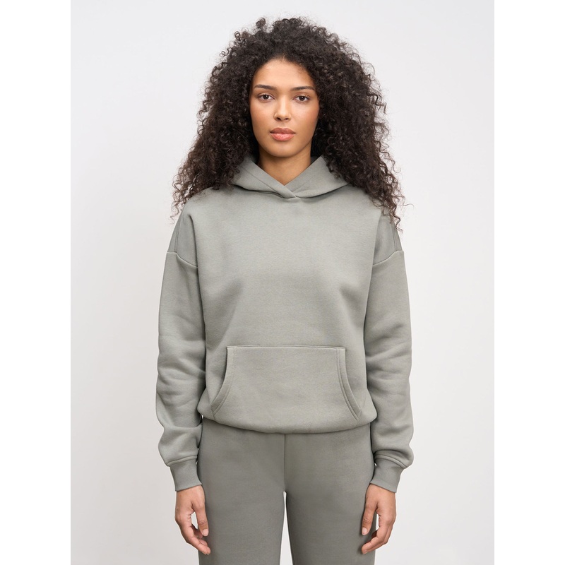 Womens Neoprene Hoodie in Sage XXS (4) Sage Interlock