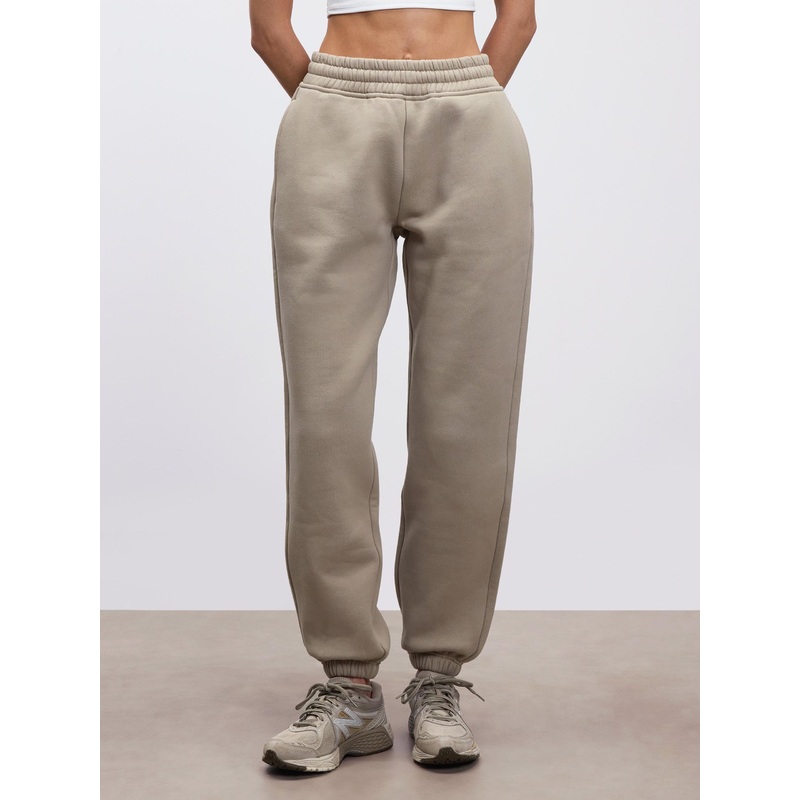 Womens Relaxed Cuffed Jogger in Stone XXS (4) Stone Relaxed