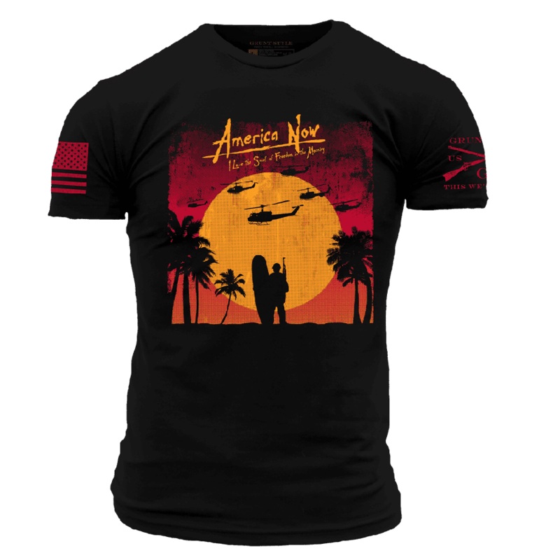America Now T-Shirt – Black Small