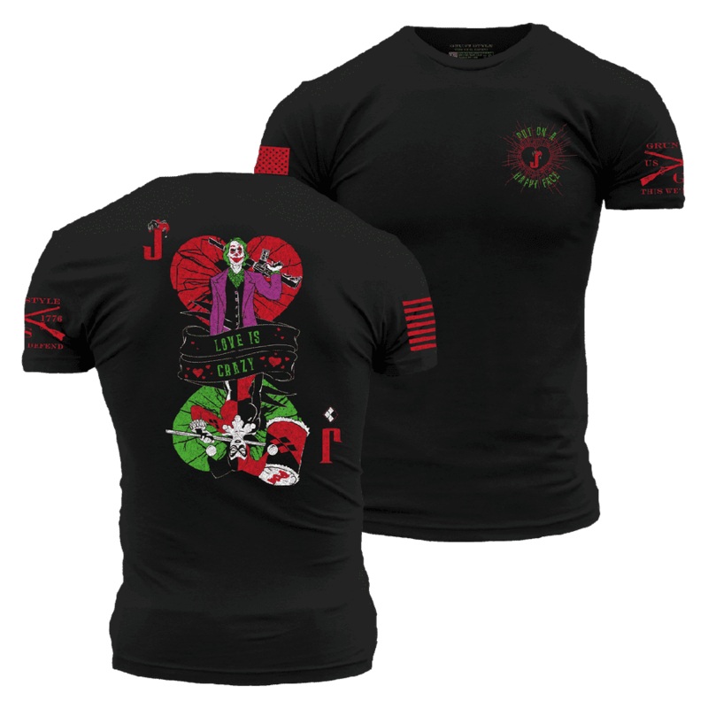 Love Is Crazy T-Shirt – Black Small