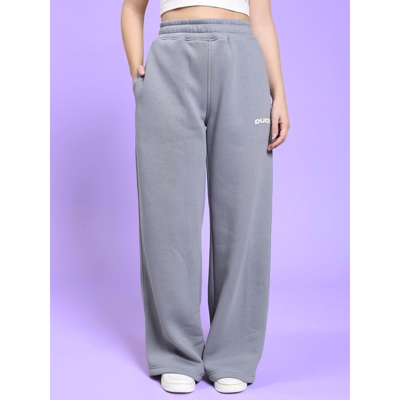 WOMEN MAKE IT HAPPEN COTTON FLEECE JOGGER GREY XS