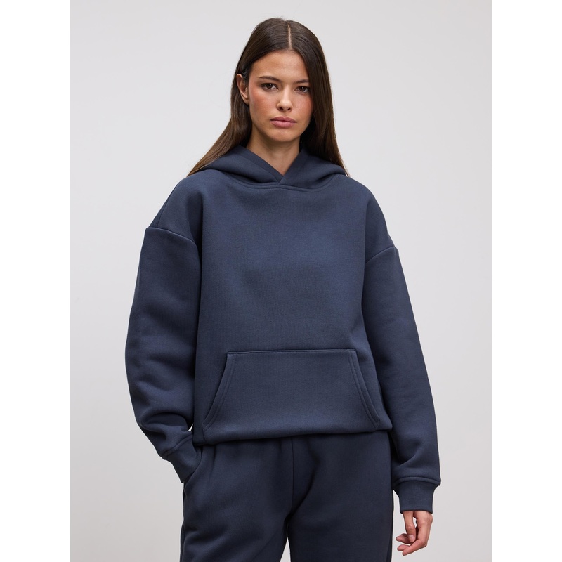 Womens Relaxed Hoodie in Slate Blue XXS (4) Slate Blue Relaxed