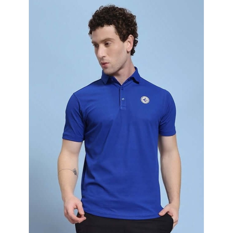 ROSEWOOD POLO REGULAR FIT T-SHIRT BLUE XS