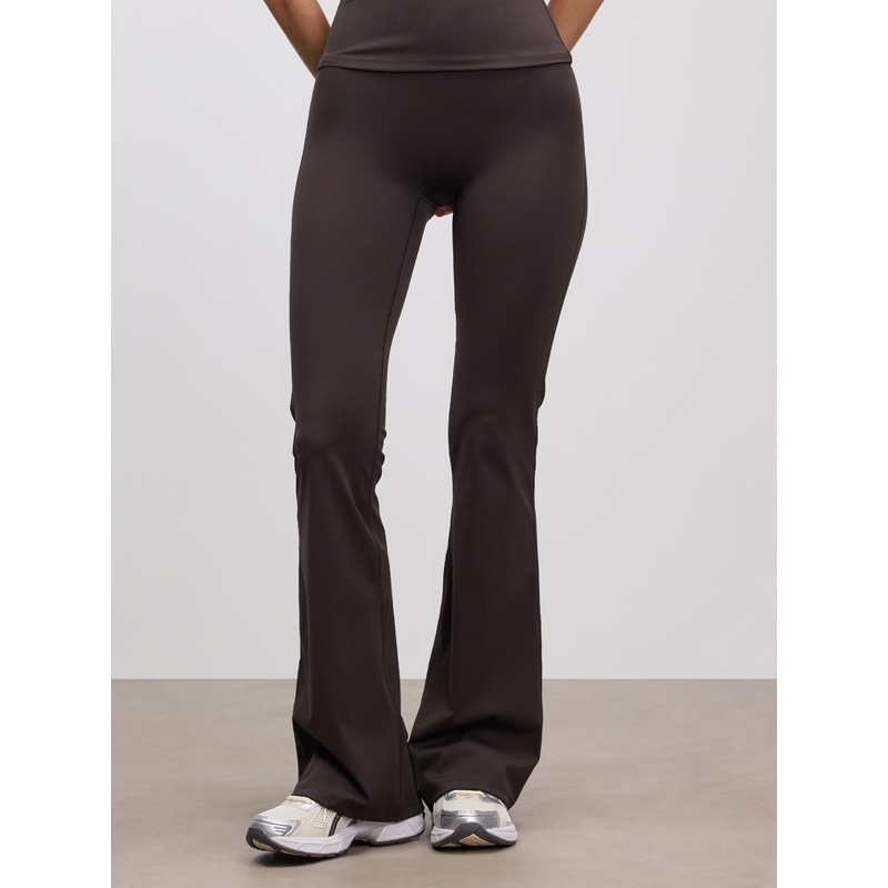 Womens Active Flared Legging in Brown XXS (4) Brown Active