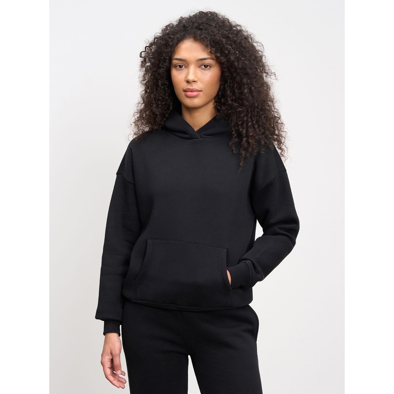 Womens Neoprene Hoodie in Black XXS (4) Black Interlock