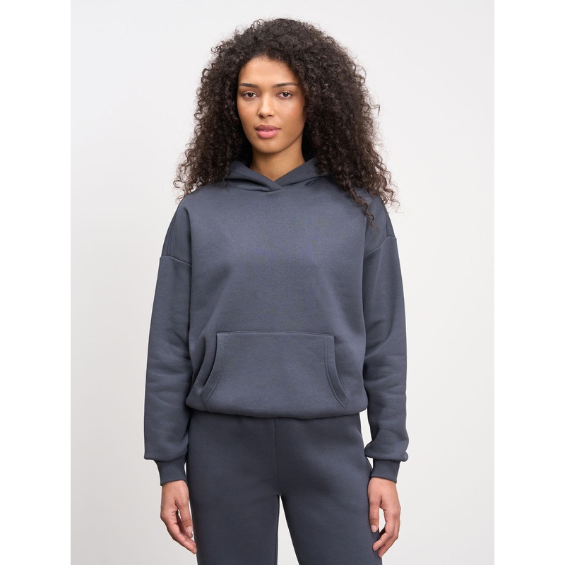 Womens Neoprene Hoodie in Slate Blue XXS (4) Slate Blue Interlock