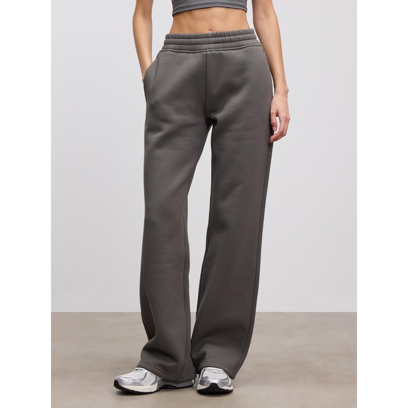 Womens Relaxed Straight Leg Jogger in Grey XXS (4) Grey Relaxed
