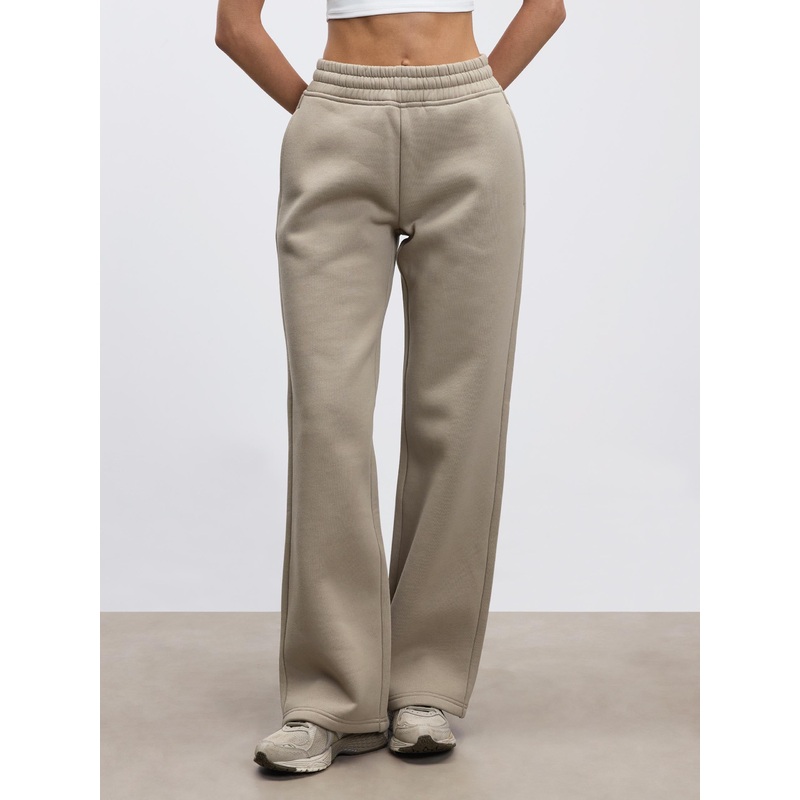 Womens Relaxed Straight Leg Jogger in Stone XXS (4) Stone Relaxed