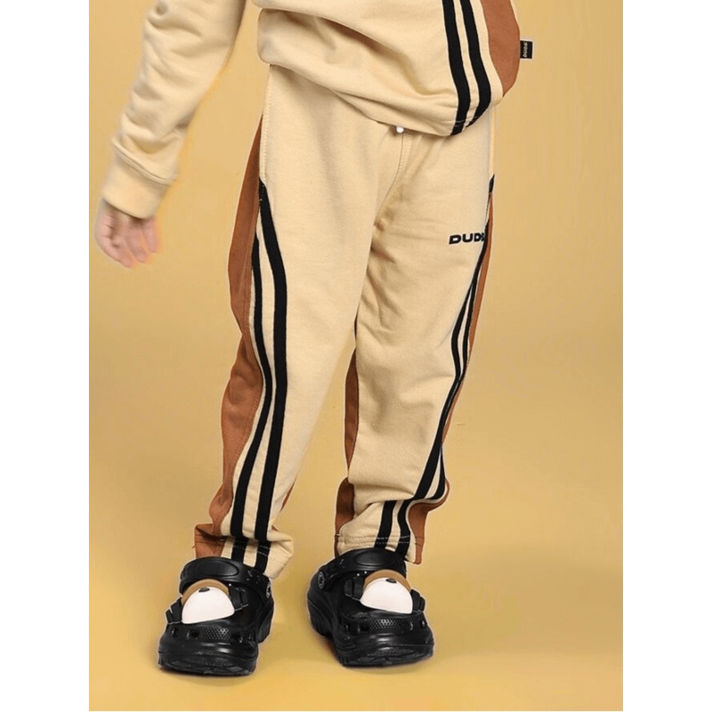 SKATER KOREAN JOGGER FOR BOYS AND GIRLS CREAM BROWN 1-2 YRS