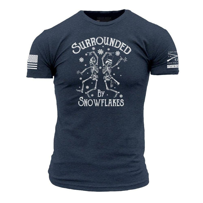 2023 December Club – Men’s – Surrounded By Snowflakes Small