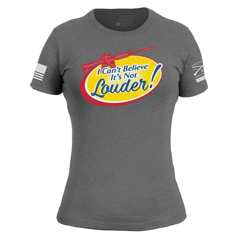 2023 October Club – Ladies – Can’t Believe It’s Not Louder T-Shirt Small