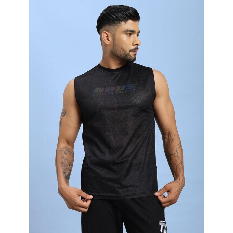 AIR-FLOW REGULAR FIT T-SHIRT BLACK XS