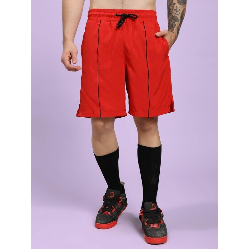CHAMPION ZONE FRONT PLATED SHORTS RED XS
