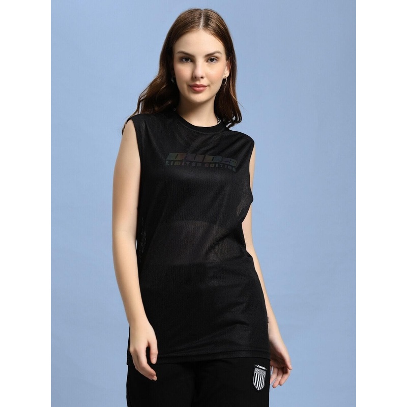WOMEN AIR-FLOW REGULAR FIT T-SHIRT BLACK XS