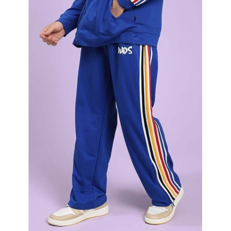 MODERN EDGE MULTI-STRIPE JOGGER ROYAL BLUE XS
