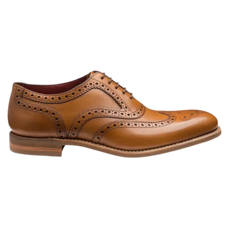 Loake Kerridge Oxford Brogue Shoes for Men Tan 7