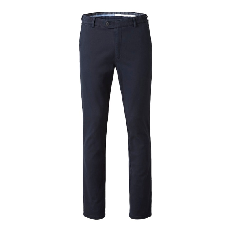 Meyer Bonn Cord Trimmed Chino Navy 32 Short