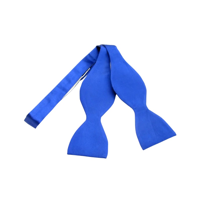 Van Buck Self Tie Bow Tie Royal Blue One Size