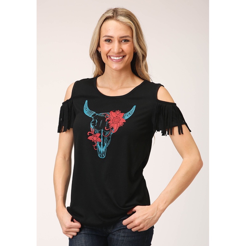 Womens Short Sleeve Knit Poly Rayon Short Sleeve  Scoop Neck Tee Top XS