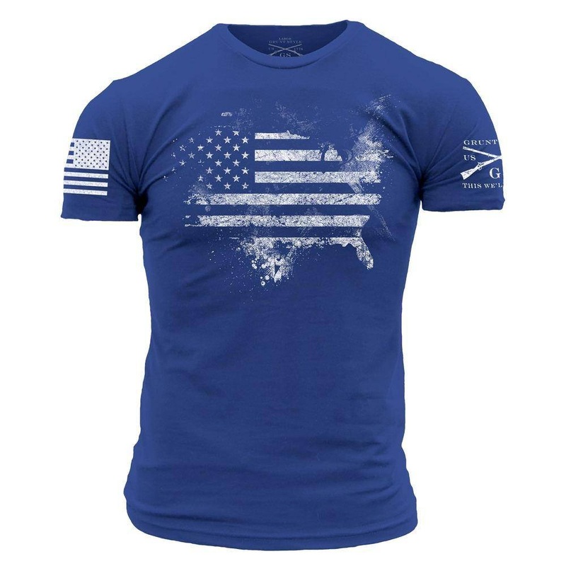 American Acid T-Shirt – Royal Blue Small