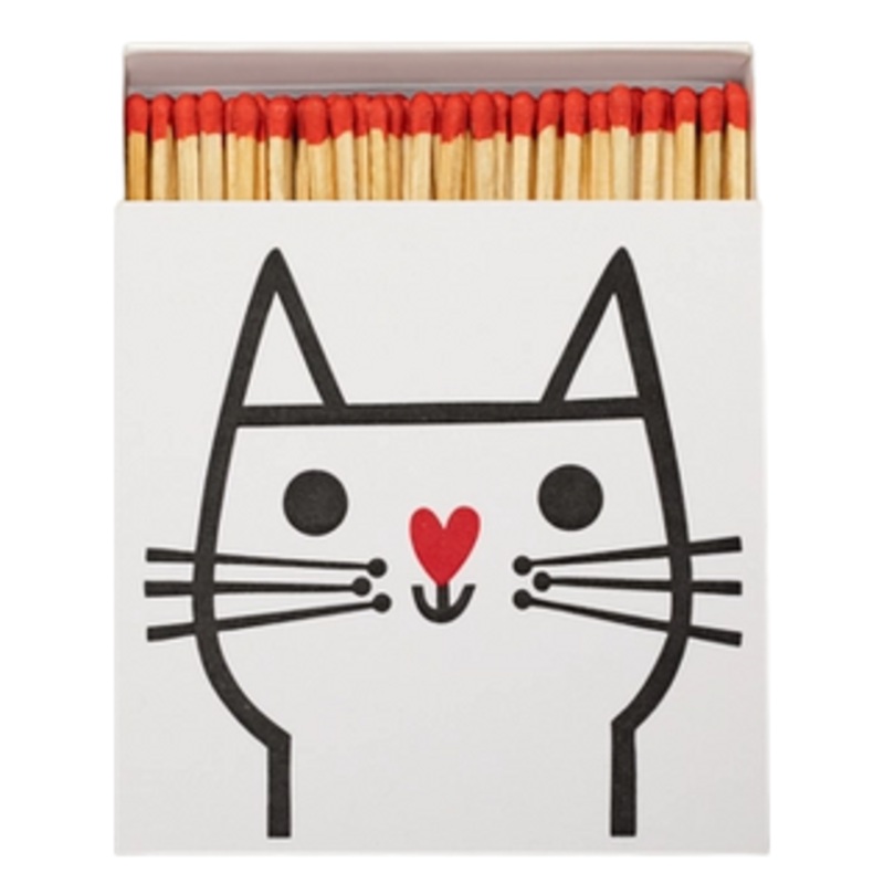 Archivist Square Matchbox Cat One Size