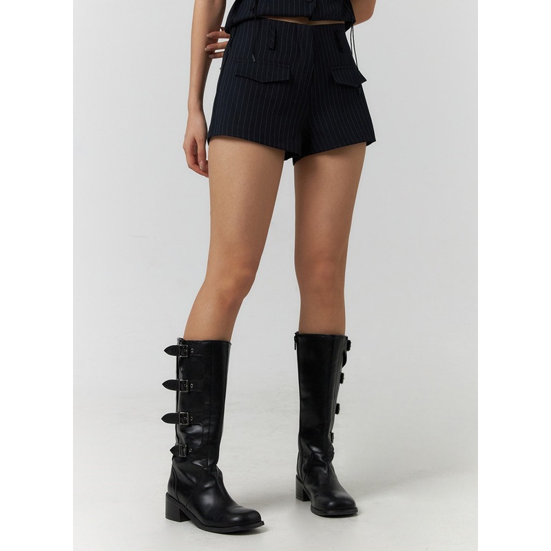 Stripe Pocket Shorts CF405 Dark blue S/M