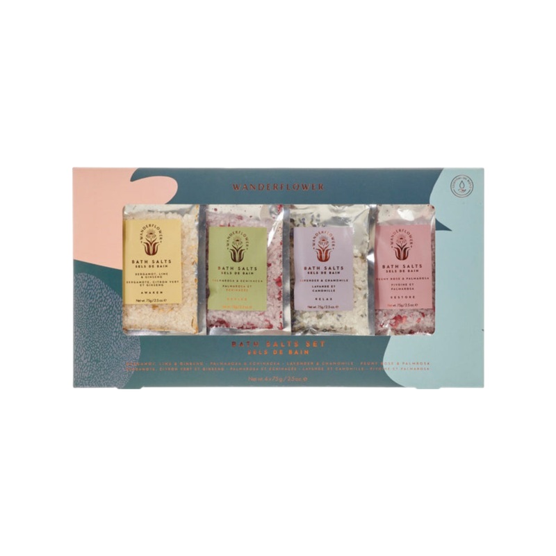 Wanderflower Bath Salts Set Boxed Multi One Size