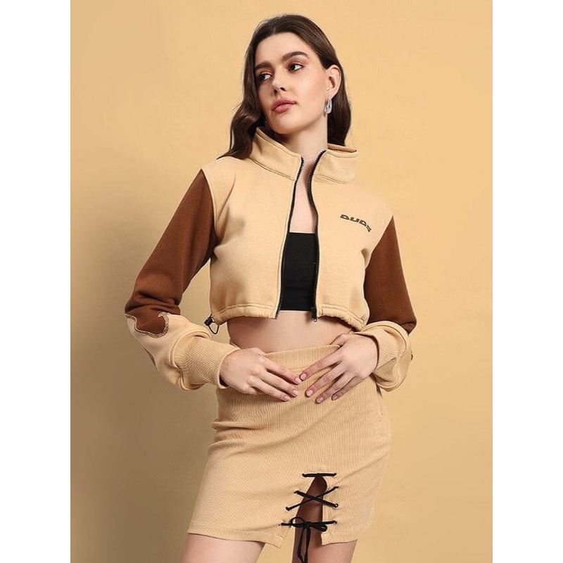 WOMEN EMMA SHACKET BROWN BEIGE S