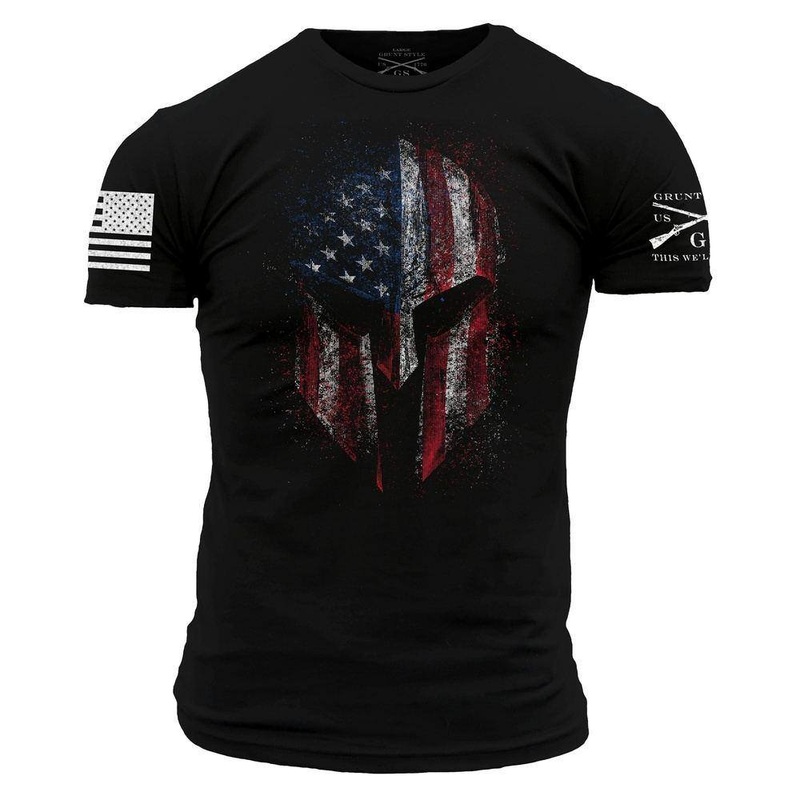 American Spartan 2.0 T-Shirt – Black Small