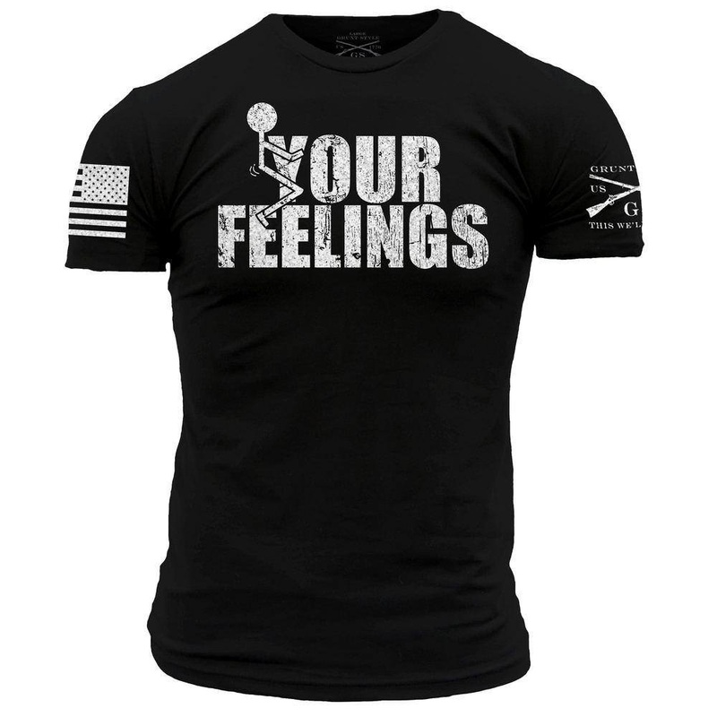 F*ck Your Feelings T-Shirt – Black Small