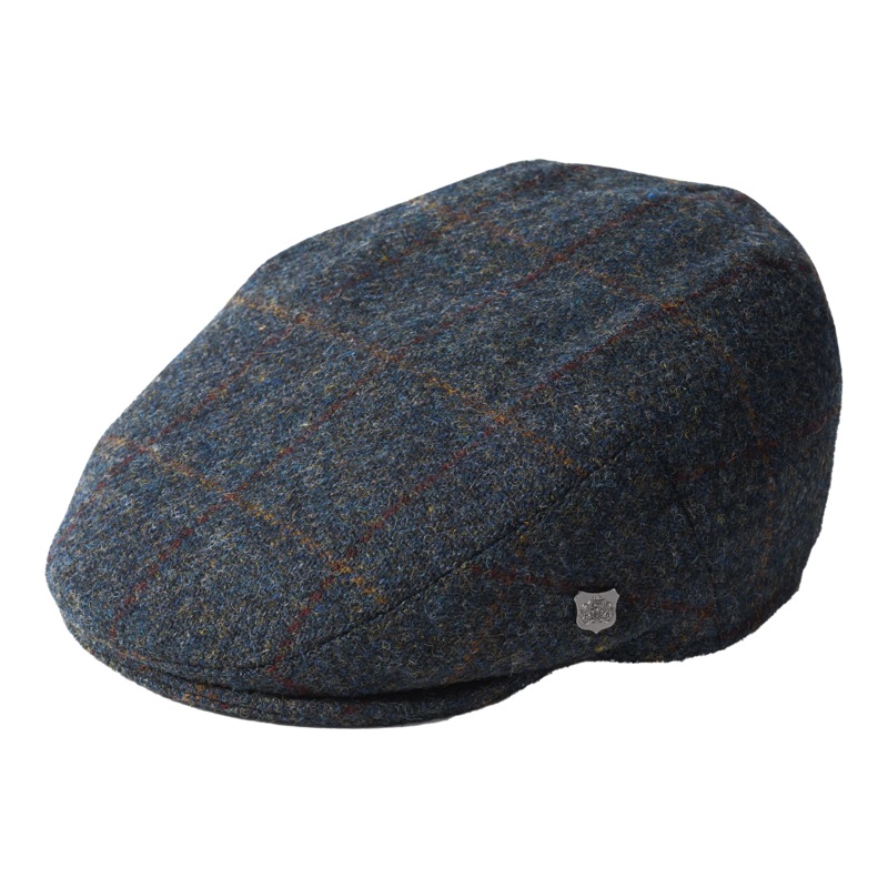 Failsworth Stornoway Flat Cap in Navy Navy 6 3/4
