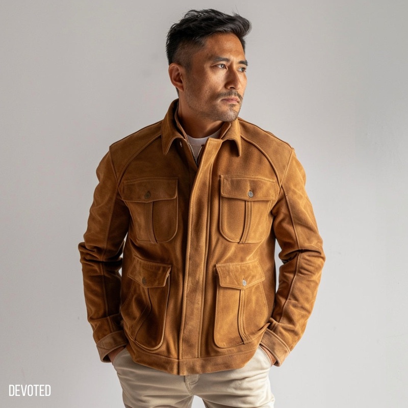 Mirage Jacket XS Tan Suede