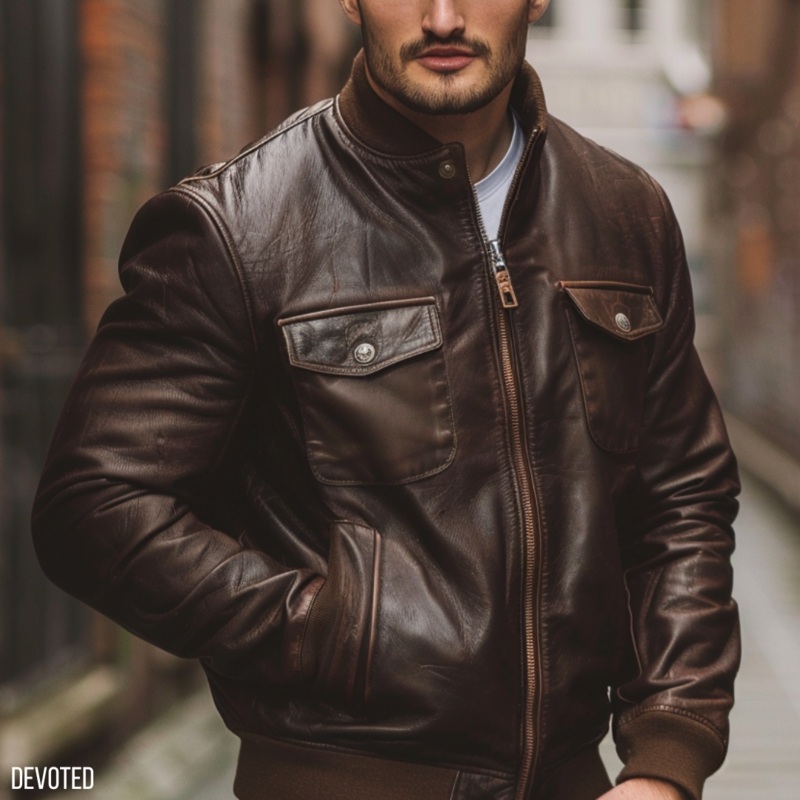 Shackleton Jacket XS Chocolate Leather
