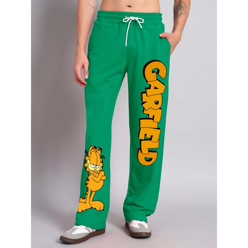 SMUG GARFIELD RELAXED FIT JOGGER GREEN XS
