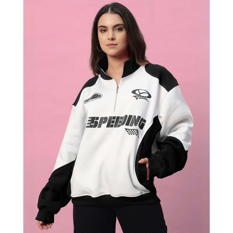 WOMEN’S SPEEDING COLORBLOCK JACKET BLACK XS