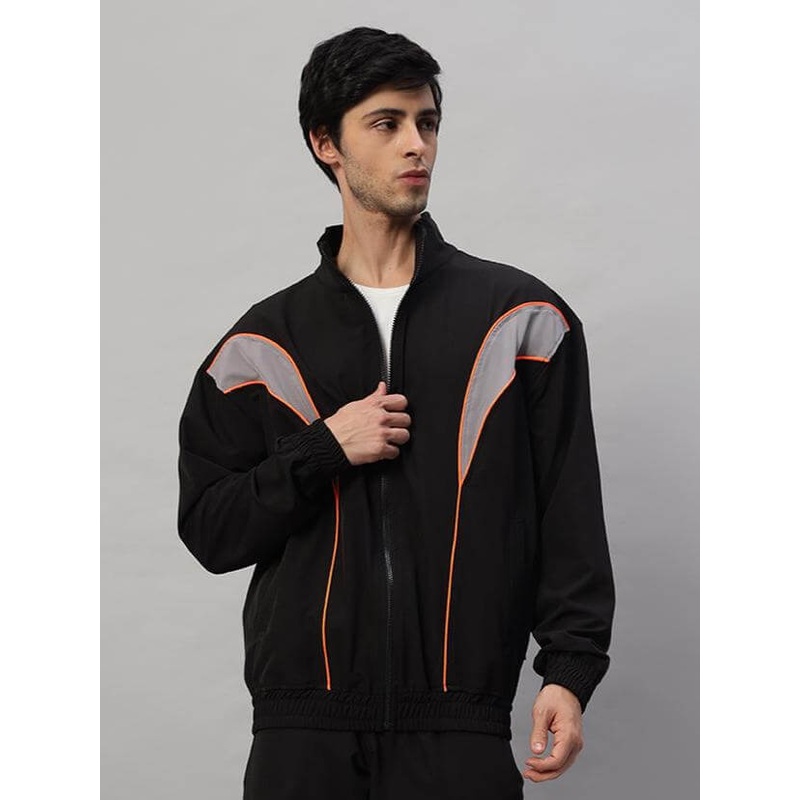 BULLET PARACHUTE POLYESTER JACKET BLACK XS