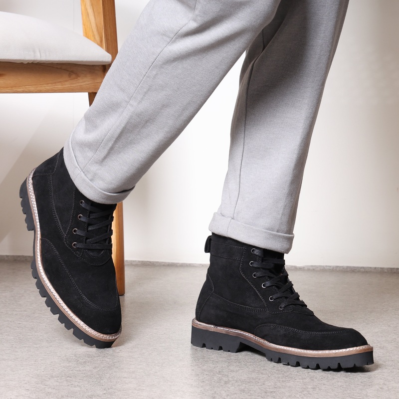 Henry Boots Black EU 39 / UK 5 black suede