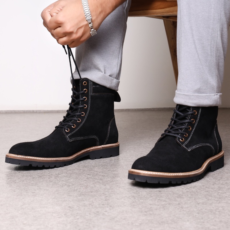 Rudolf Boots Black EU 39 / UK 5 black suede