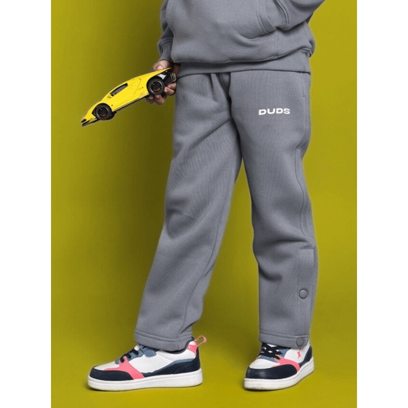 TABBY FLEECE PANT FOR BOYS GIRLS GREY 1-2 YRS