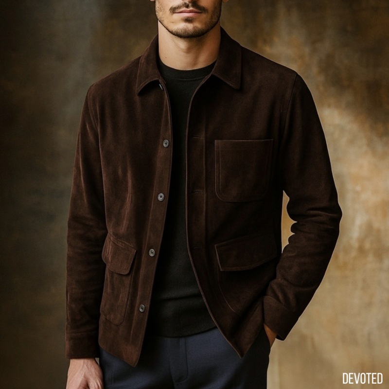 Aeroboat Jacket XS Brown Suede