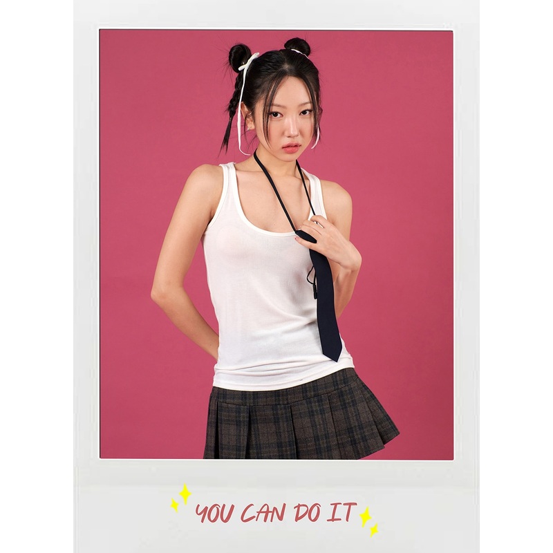 Basic Tank Top IJ402 White S/M