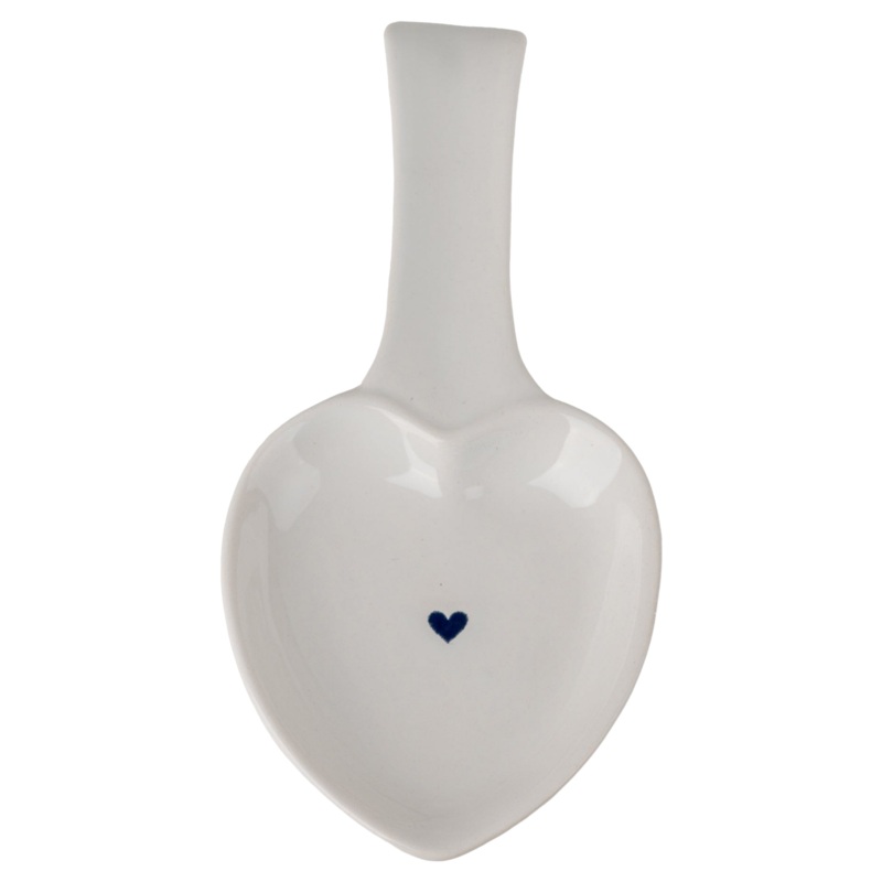 Candlelight Spoon Rest – Hearts White One Size