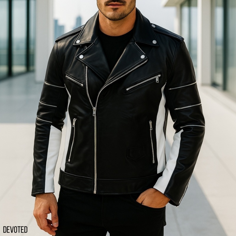 Fighter Jacket XS Black Leather