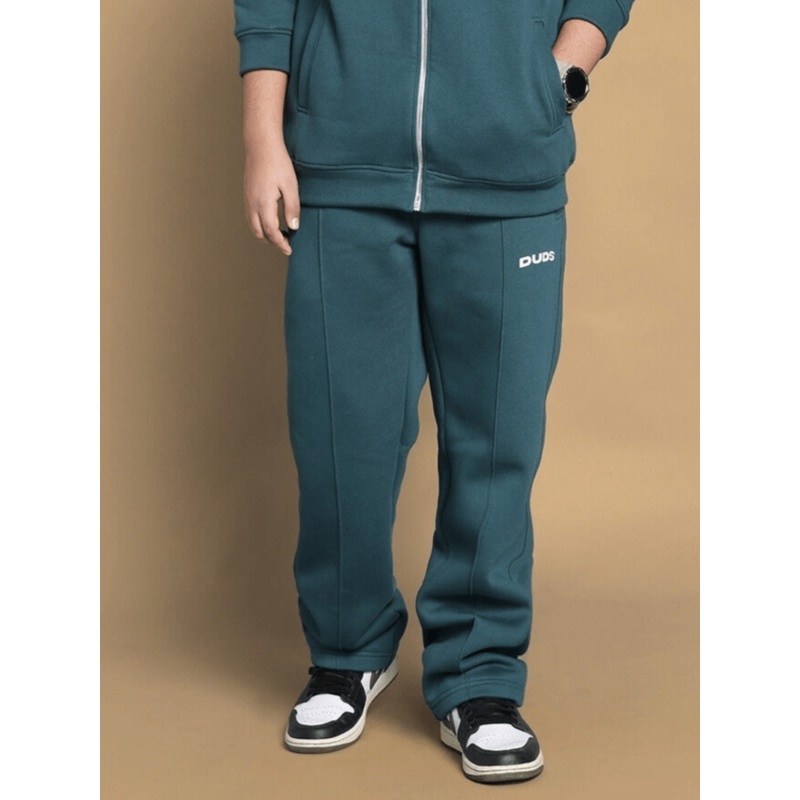 SHAGGY FLEECE JOGGER FOR BOYS & GIRLS TEAL GREEN 1-2 YRS