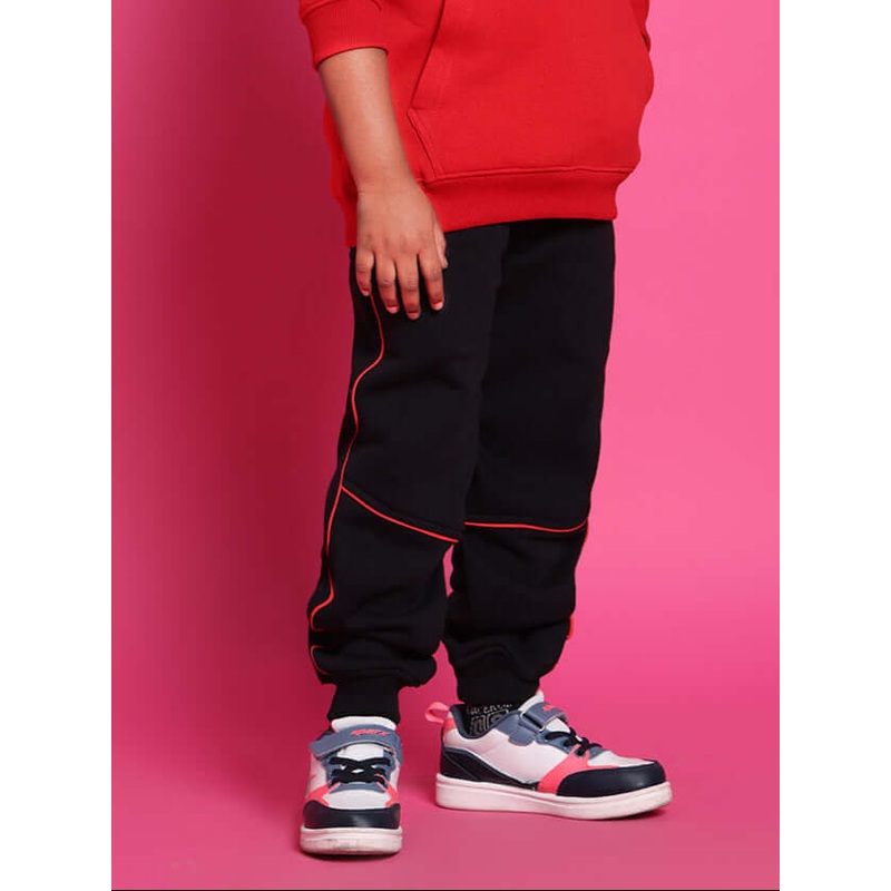 SNAIL RELAXED FIT JOGGER FOR BOYS GIRLS BLACK 1-2 YRS