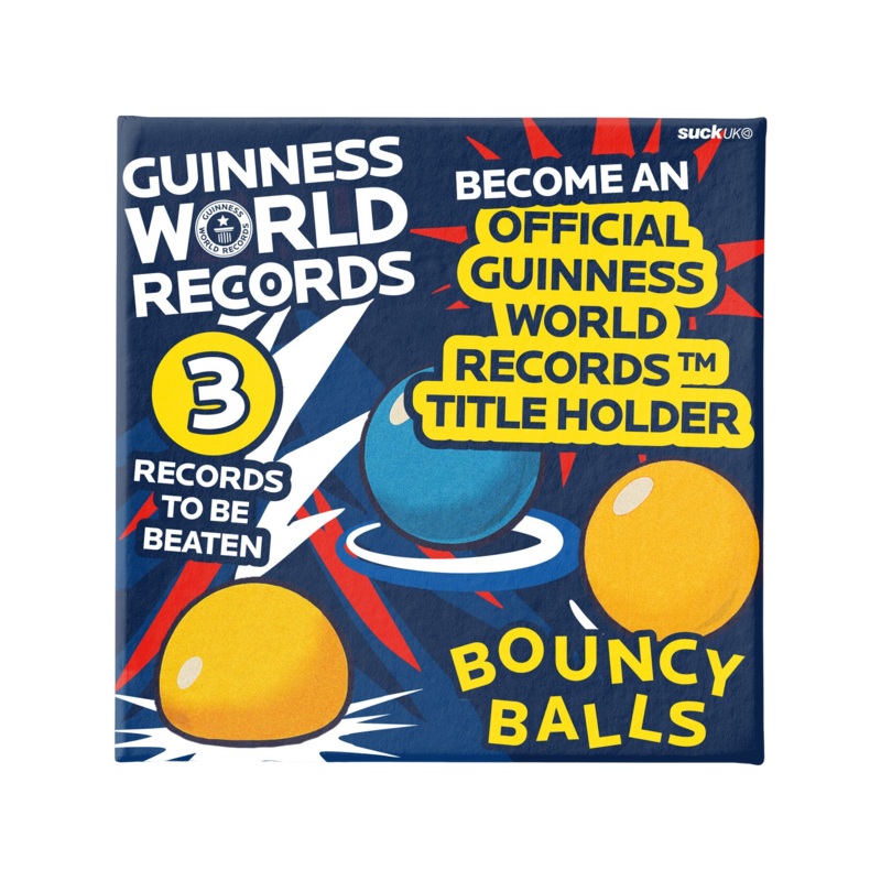 Suck UK Record Breaker Kit Bouncy Balls Kit One Size